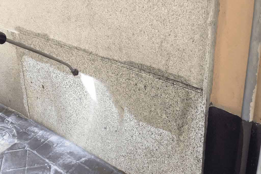 Cómo limpiar fachada de granito